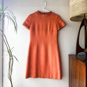 Vintage 1960s Tweed Secretary Dress
